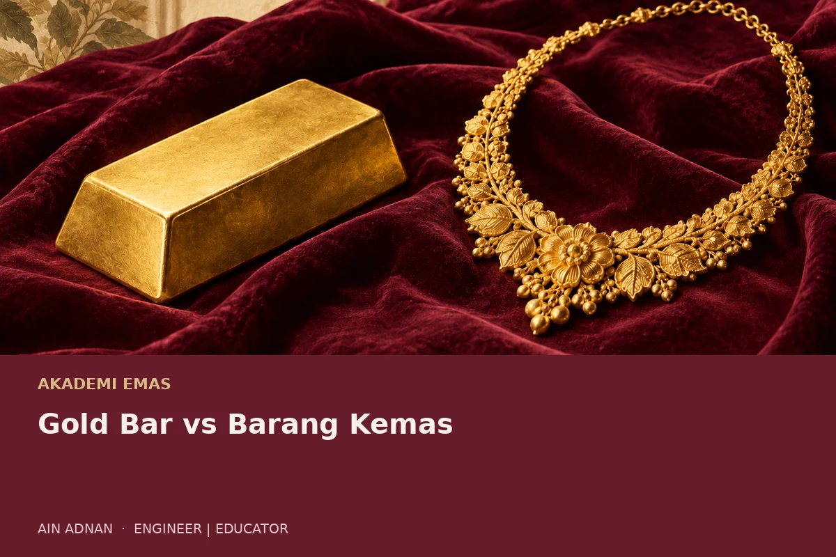 Akademi Emas: Gold Bar vs Barang Kemas